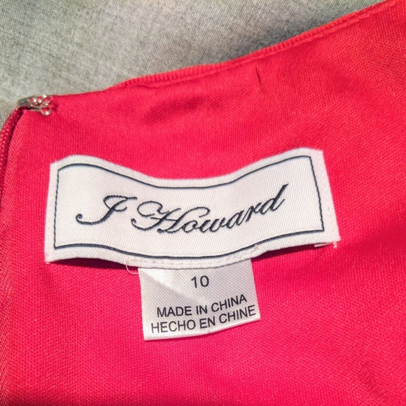 Gorgeous J Howard V-Neck Red Dress - Picture 2 of 4